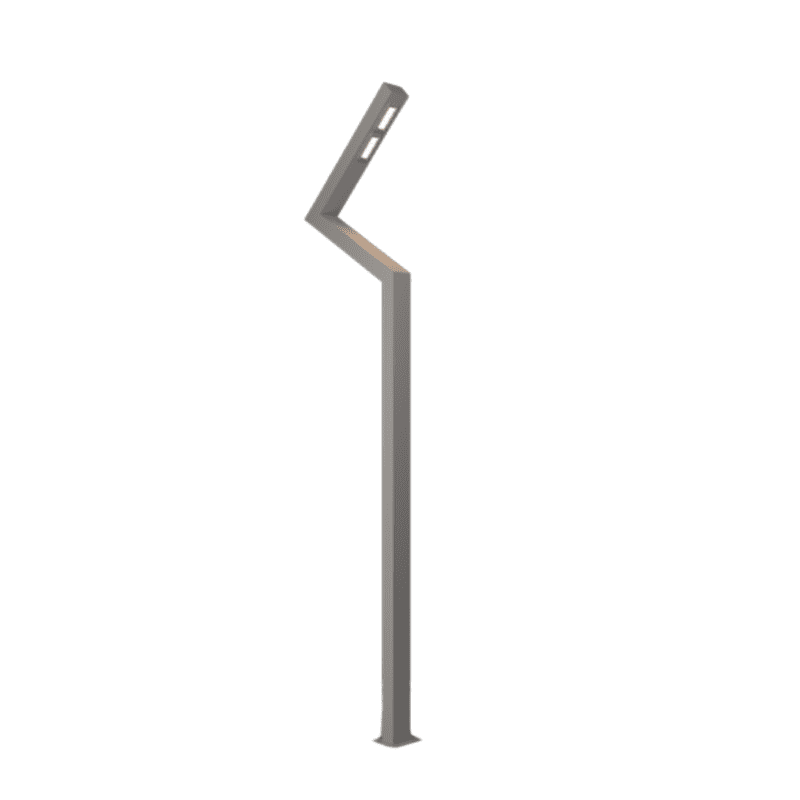 Street Light Pole 5M Square Z type